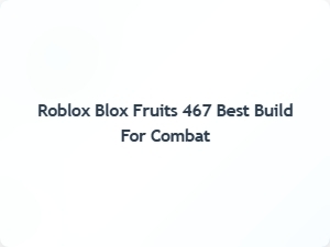 Best Roblox Blox Fruits Build for Combat in 467